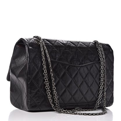 Chanel Aged Calfskin Quilted 2.55 Reissue 227 Flap Black 3 of 11
