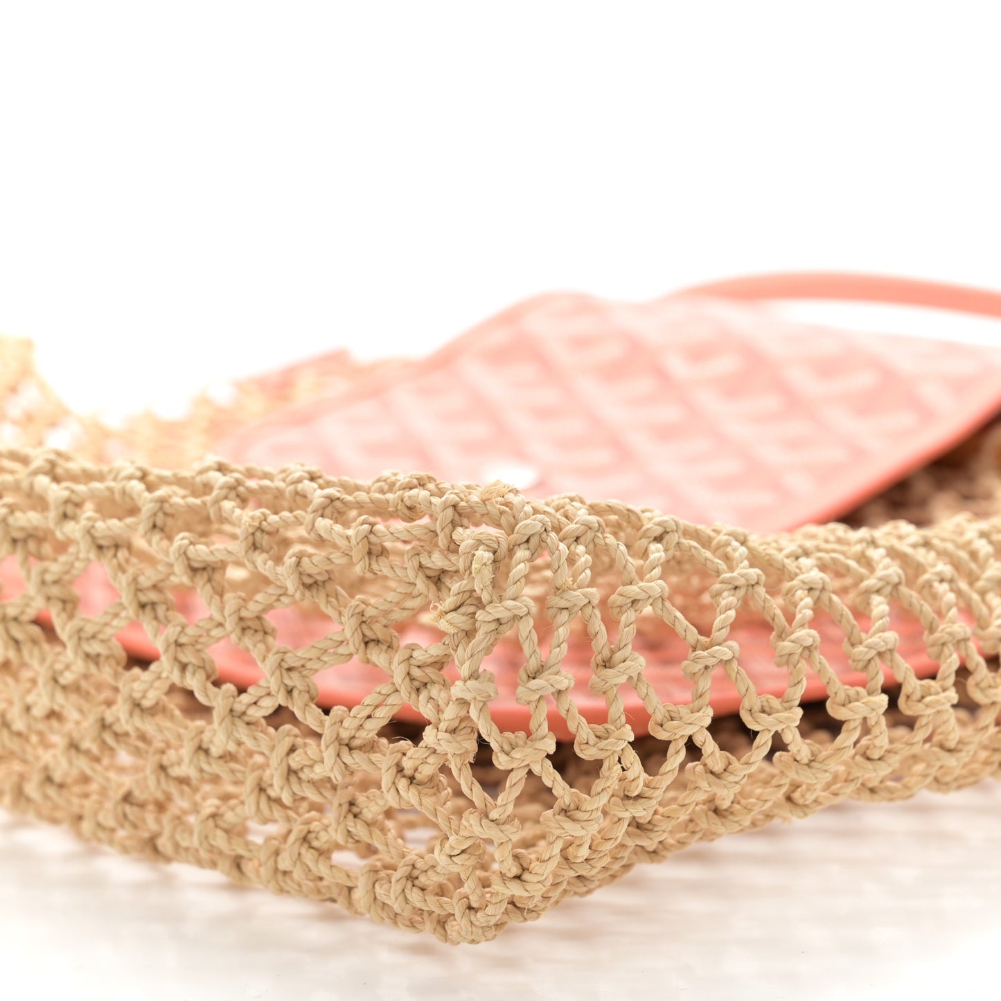 Goyardine Net Aligre Tote Coral