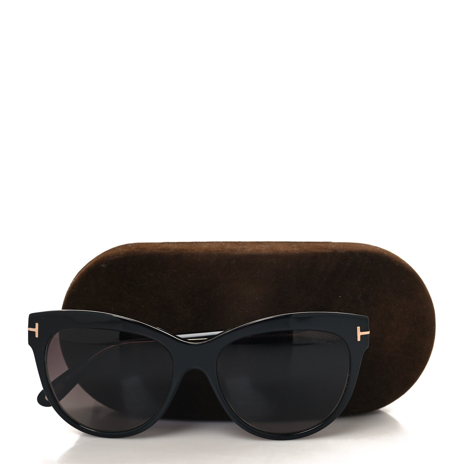 Tom Ford Polarized Lily Sunglasses TF430 Black 7 of 7