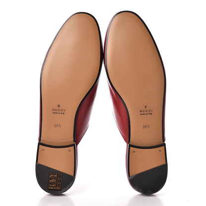 Gucci Malaga Kid Womens Princetown Slippers 38.5 Hibiscus Red 5 of 8