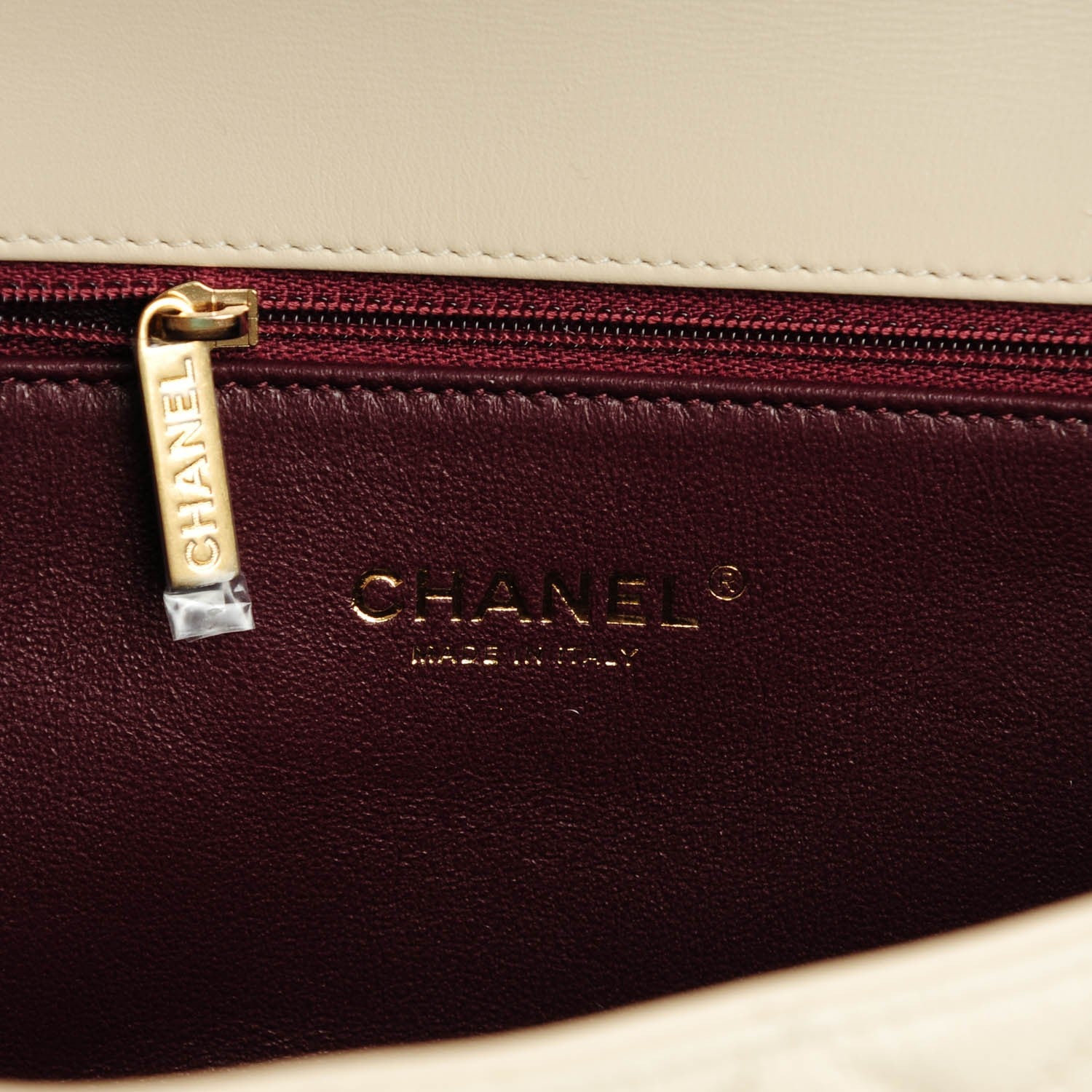 Chanel Caviar Quilted Medium CC Filigree Flap Light Beige 6 of 7