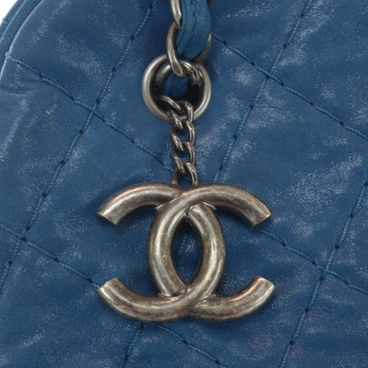 Chanel Calfskin Large Just Mademoiselle Blue 14 of 21