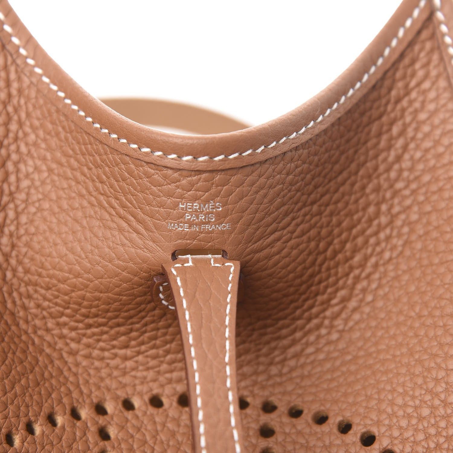 Hermes Taurillon Clemence Evelyne TPM Gold 6 of 11