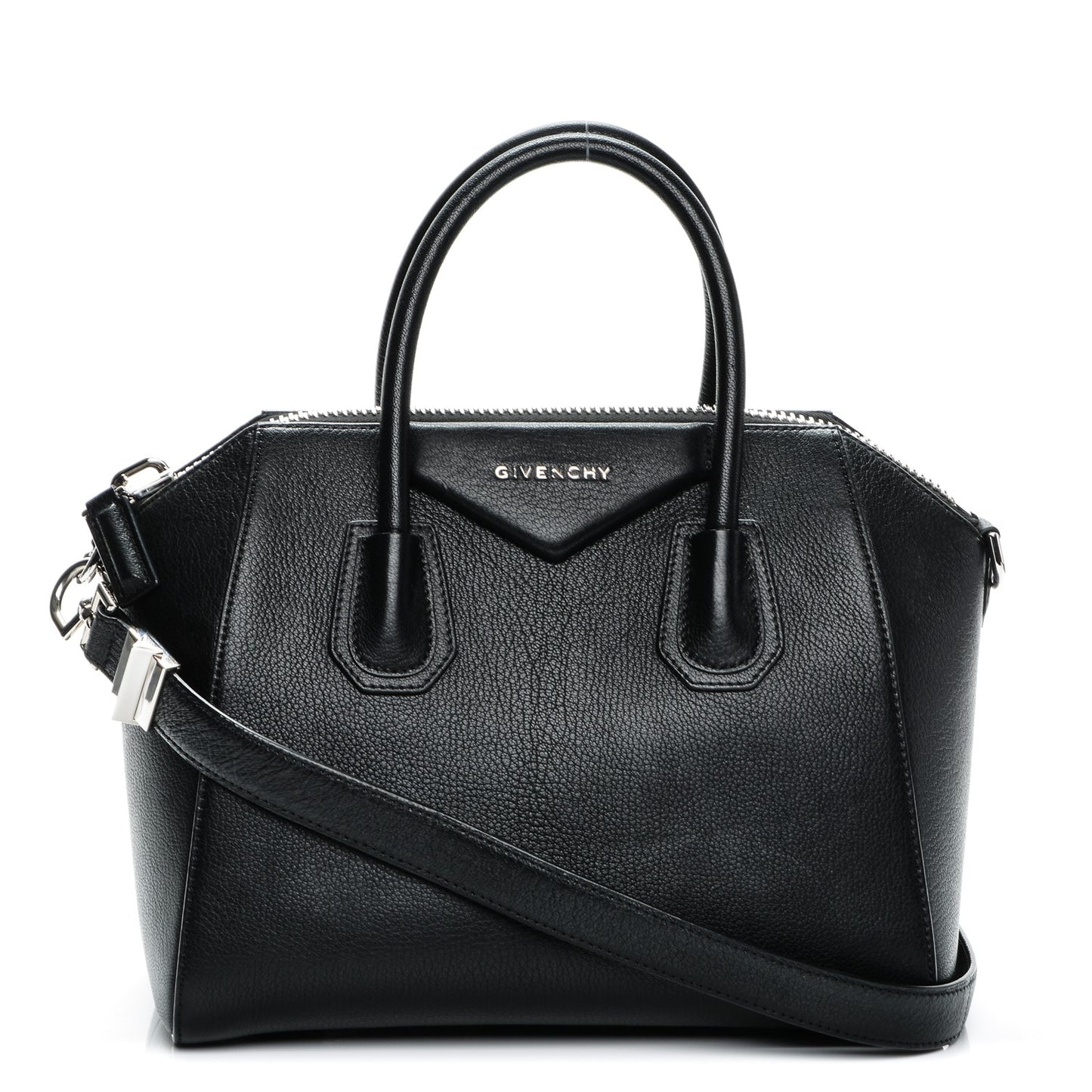 Sugar Goatskin Small Antigona Black