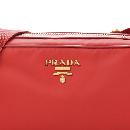 Prada Tessuto Nylon Soft Calf Camera Bag Rosso 11 of 11