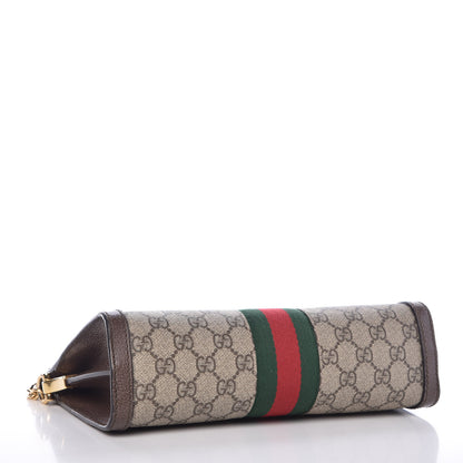 Gucci GG Supreme Monogram Web Small Ophidia Chain Shoulder Bag Brown 4 of 7