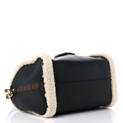Louis Vuitton Calfskin Monogram Teddy Speedy Bandouliere 30 Black 4 of 8