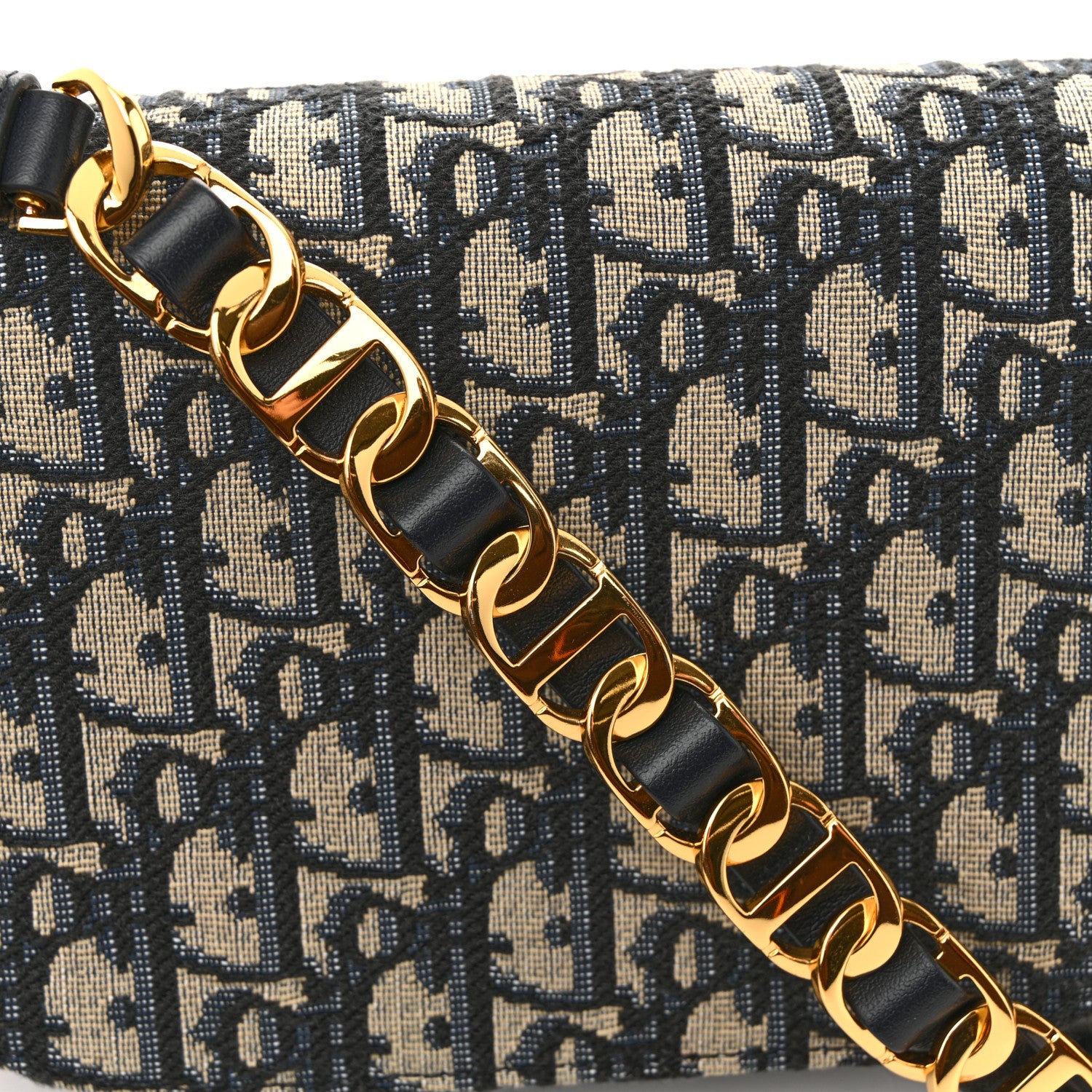 Christian Dior Oblique CD Signature Camera Shoulder Bag Blue Multicolor 11 of 11