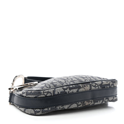 Christian Dior Monogram Shoulder Bag Blue 4 of 9