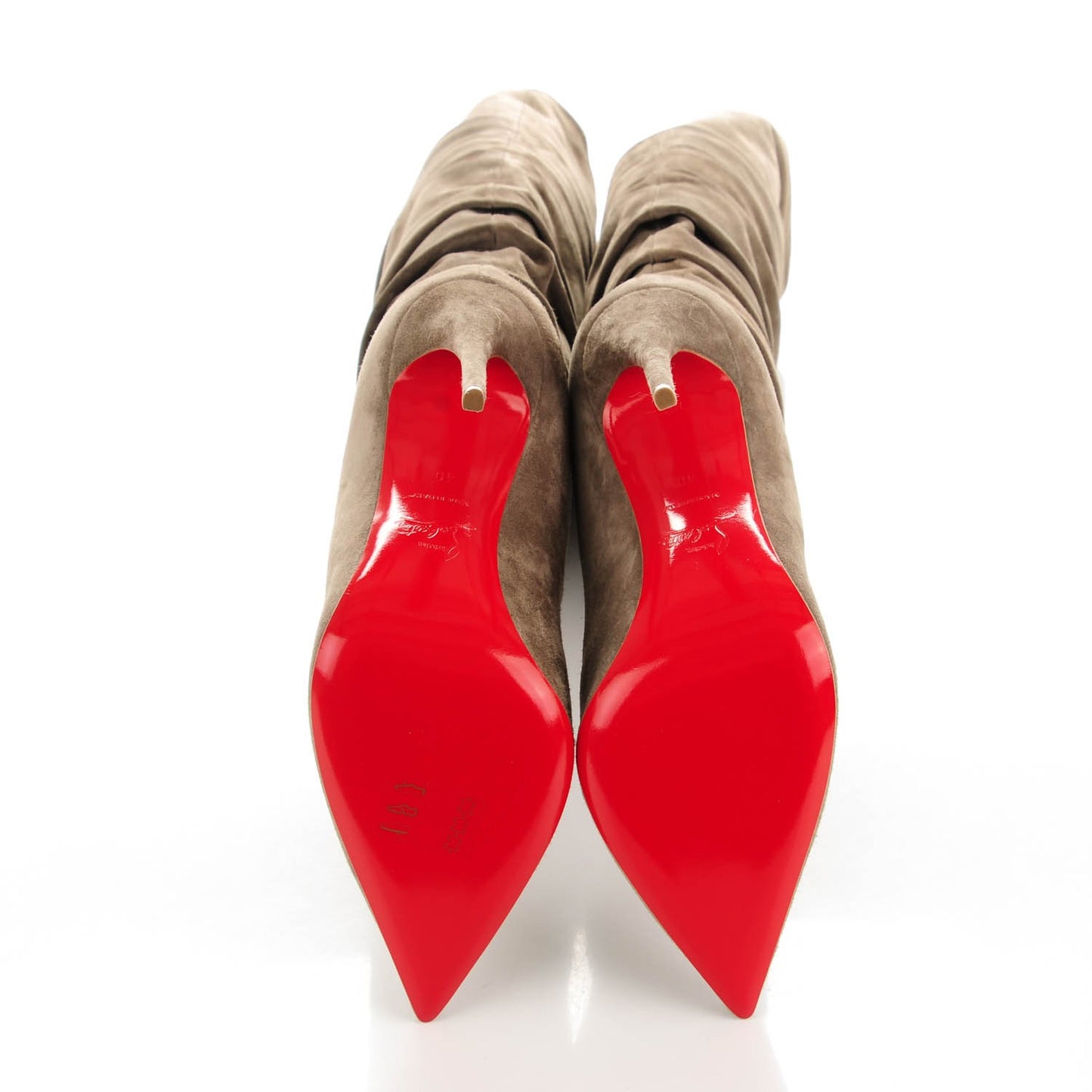 Veau Velours Ishtar 120 Boots 40 Cendre