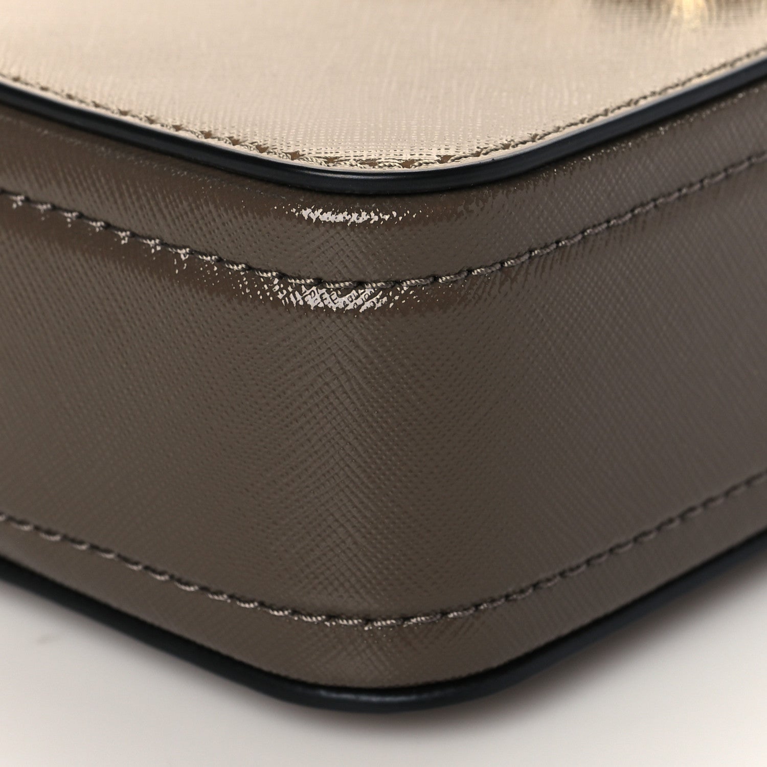 Marc Jacobs Saffiano Small Snapshot Camera Bag French Grey 8 of 9