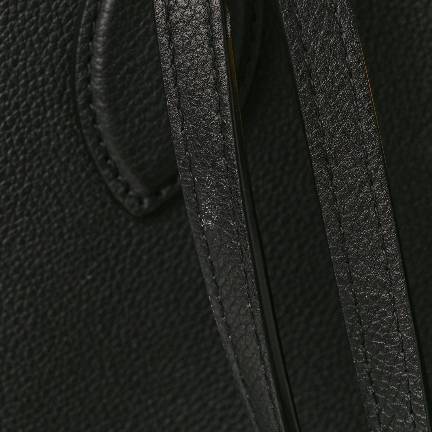 Louis Vuitton Grained Calfskin Lockme Shopper Black 12 of 14