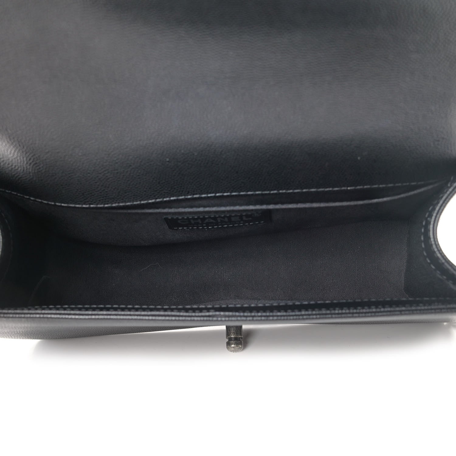 Chanel Caviar Quilted Medium Boy Flap Black 4 of 6