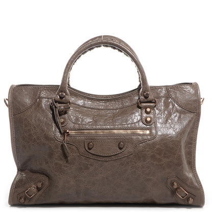 Balenciaga Agneau Giant 12 Rose Gold Hardware City Gris Poivre 1 of 11