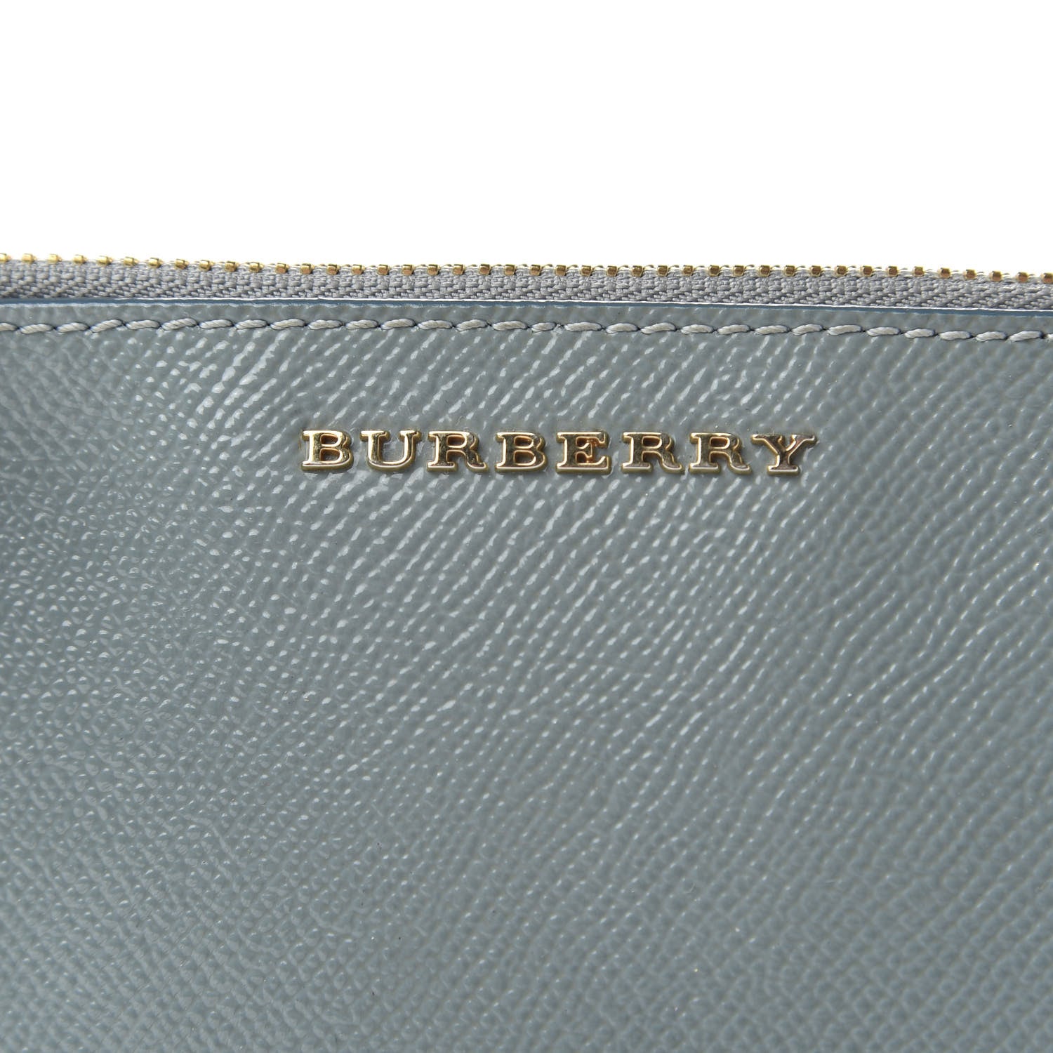 Burberry Patent Peyton Crossbody Clutch Bag Celadon Blue 9 of 12