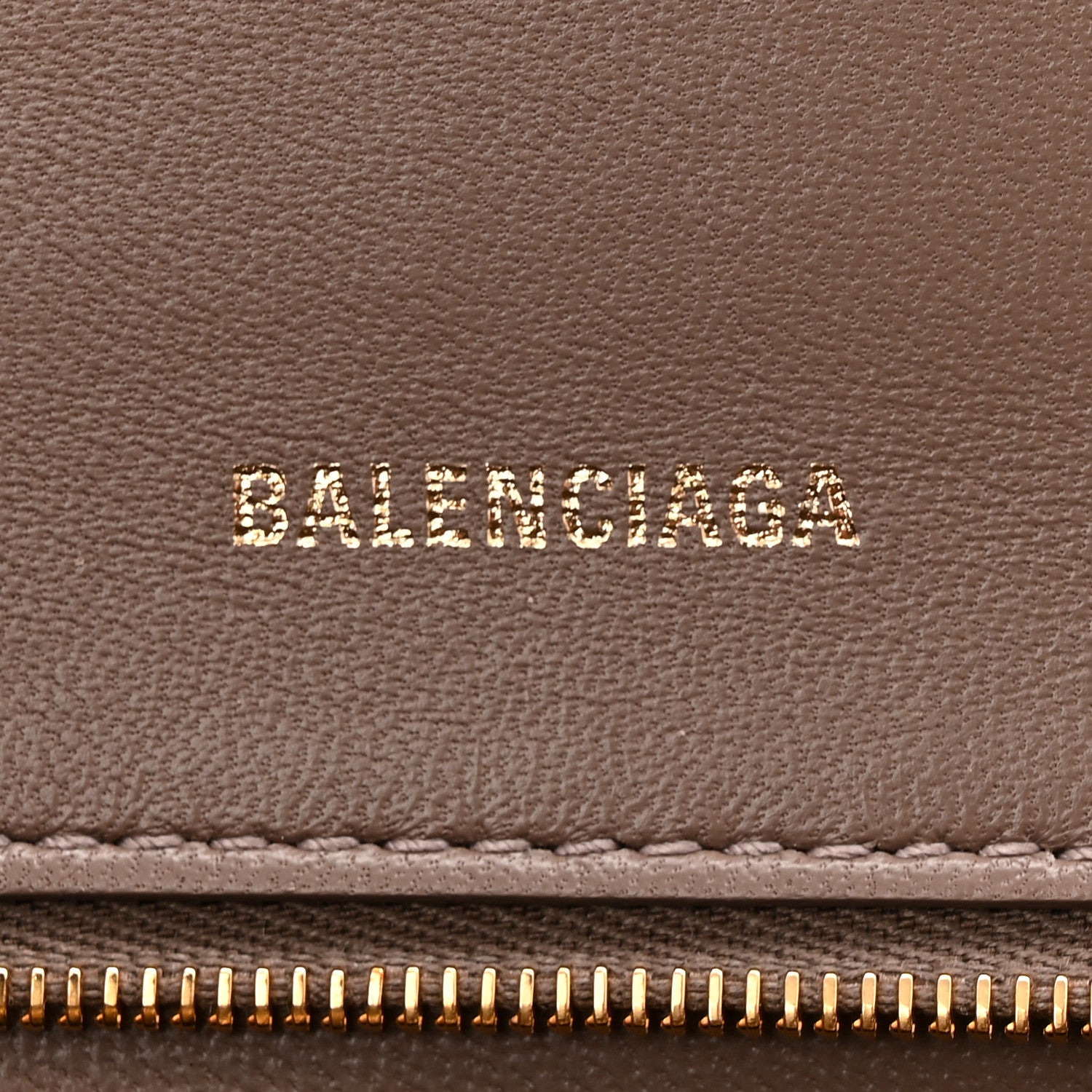 Balenciaga Grained Calfskin Small Hourglass Top Handle Bag Mink Grey 6 of 11
