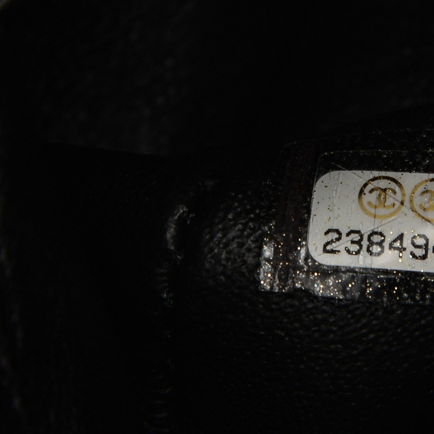 Chanel Caviar Lizard Quilted Mini Coco Handle Flap Black 7 of 7