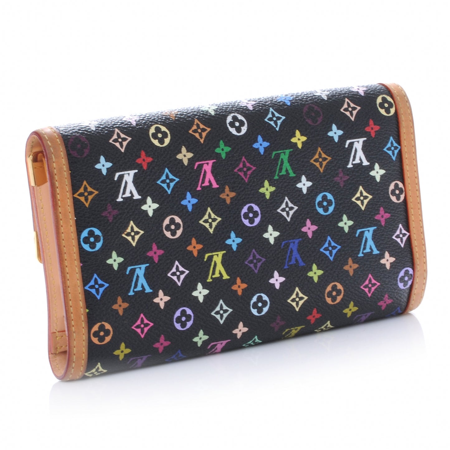 Monogram Multicolor Porte Tresor International Wallet Black