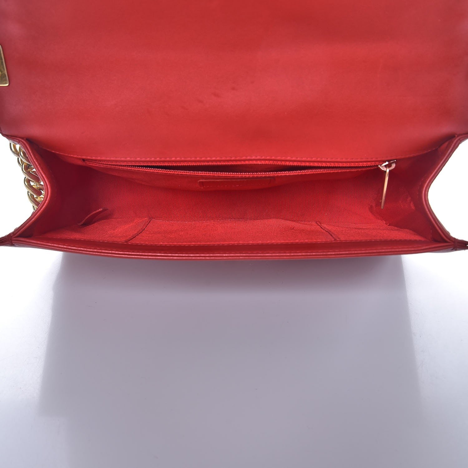 Chanel Lambskin Quilted New Medium Boy Flap Red 5 of 7