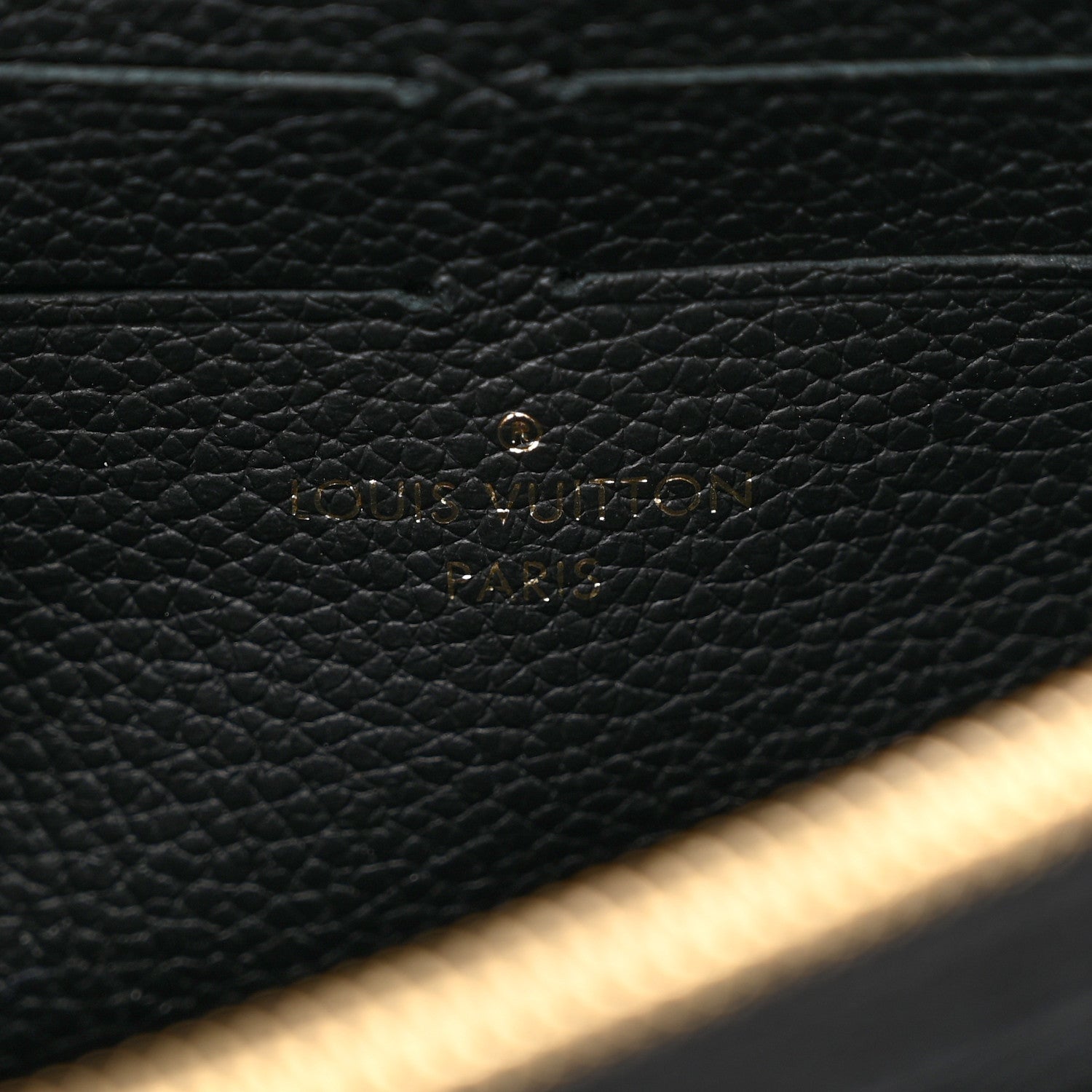 Louis Vuitton Empreinte Vavin Chain Wallet Black 6 of 7