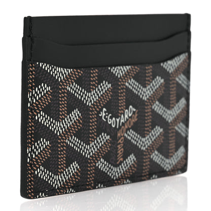 Goyard Goyardine Saint Sulpice Card Holder Black 3 of 8