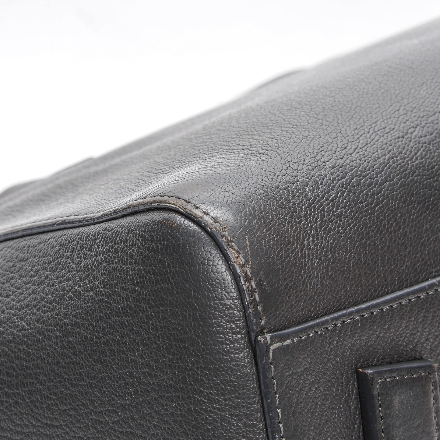 Sugar Goatskin Medium Antigona Dark Grey
