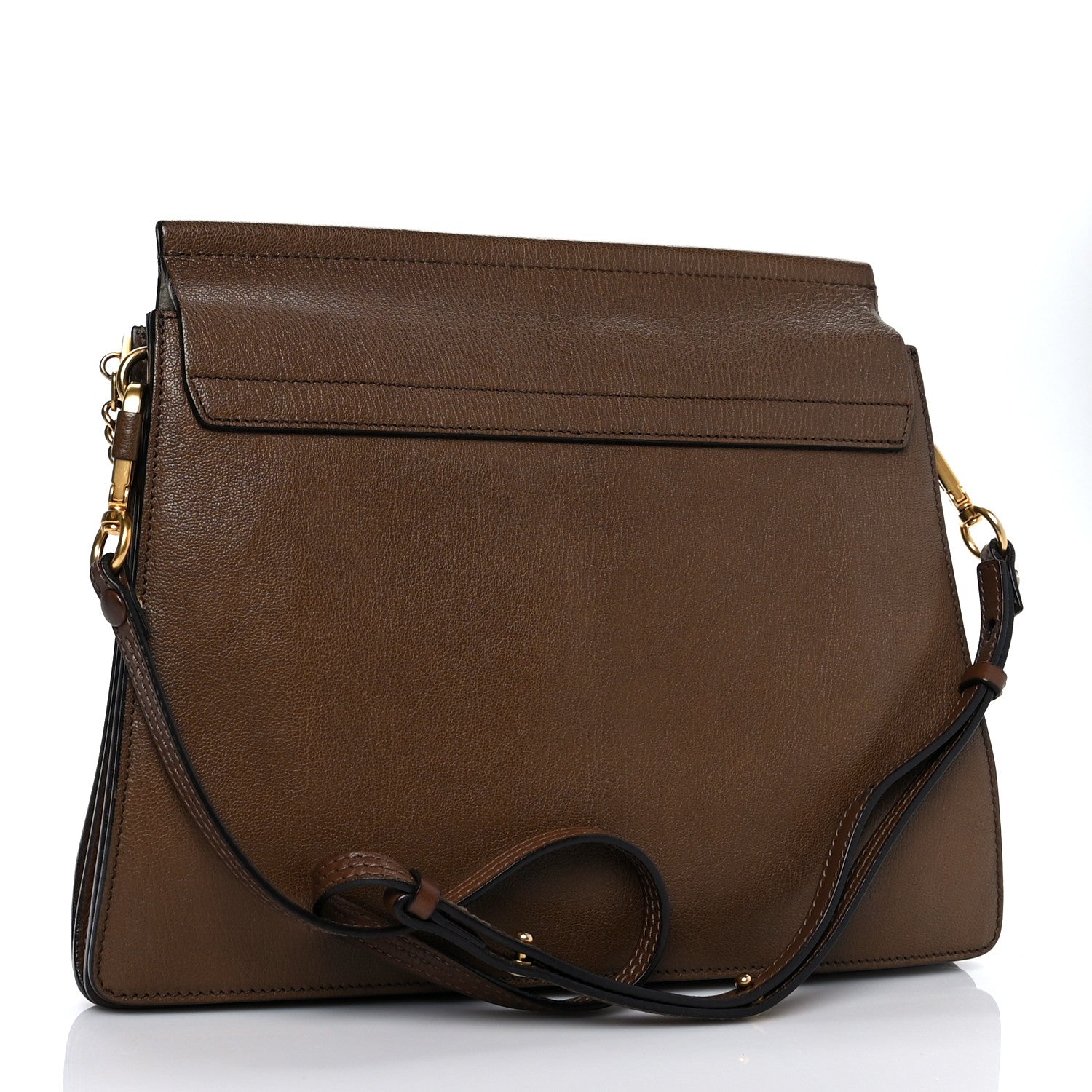 Chloe Goatskin Medium Faye Shoulder Bag Woody Khaki 2 of 13