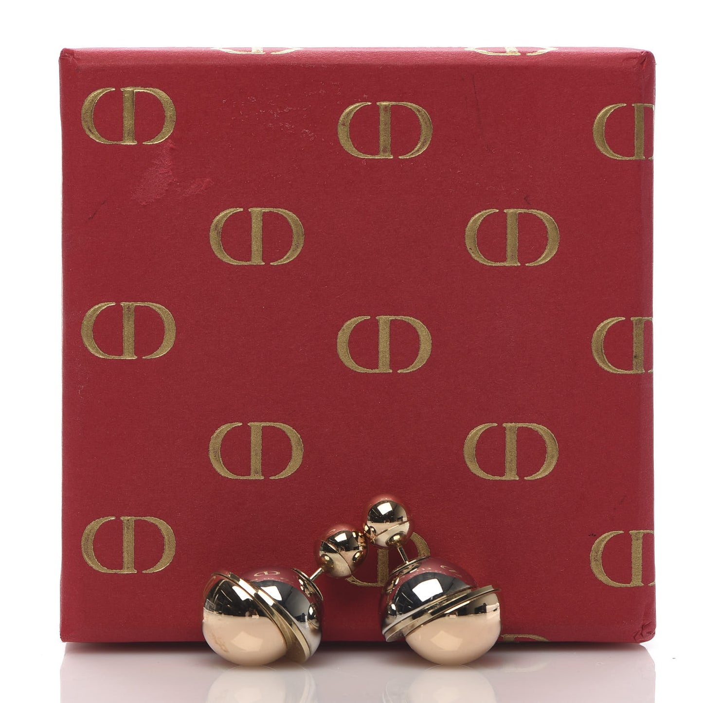 Mise En Dior Tribal Earrings Rose Gold Silver