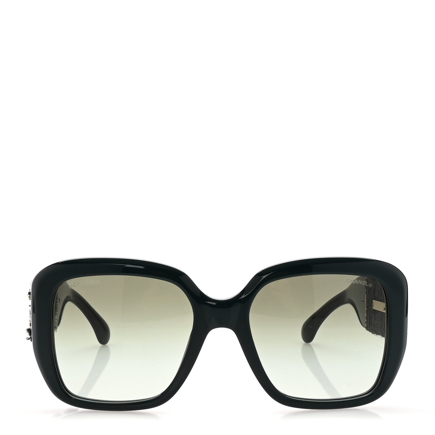 Acetate Tweed Square Sunglasses 5512
