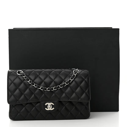 Chanel Caviar Quilted Medium Double Flap Black 11 of 11
