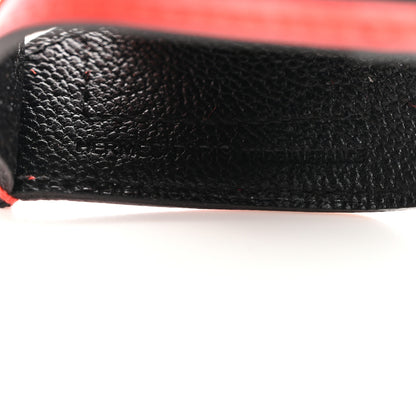Hermes Milo Lambskin Grigri Rodeo Robeo 24 Bag Charm PM Terre Black Capucine 3 of 5