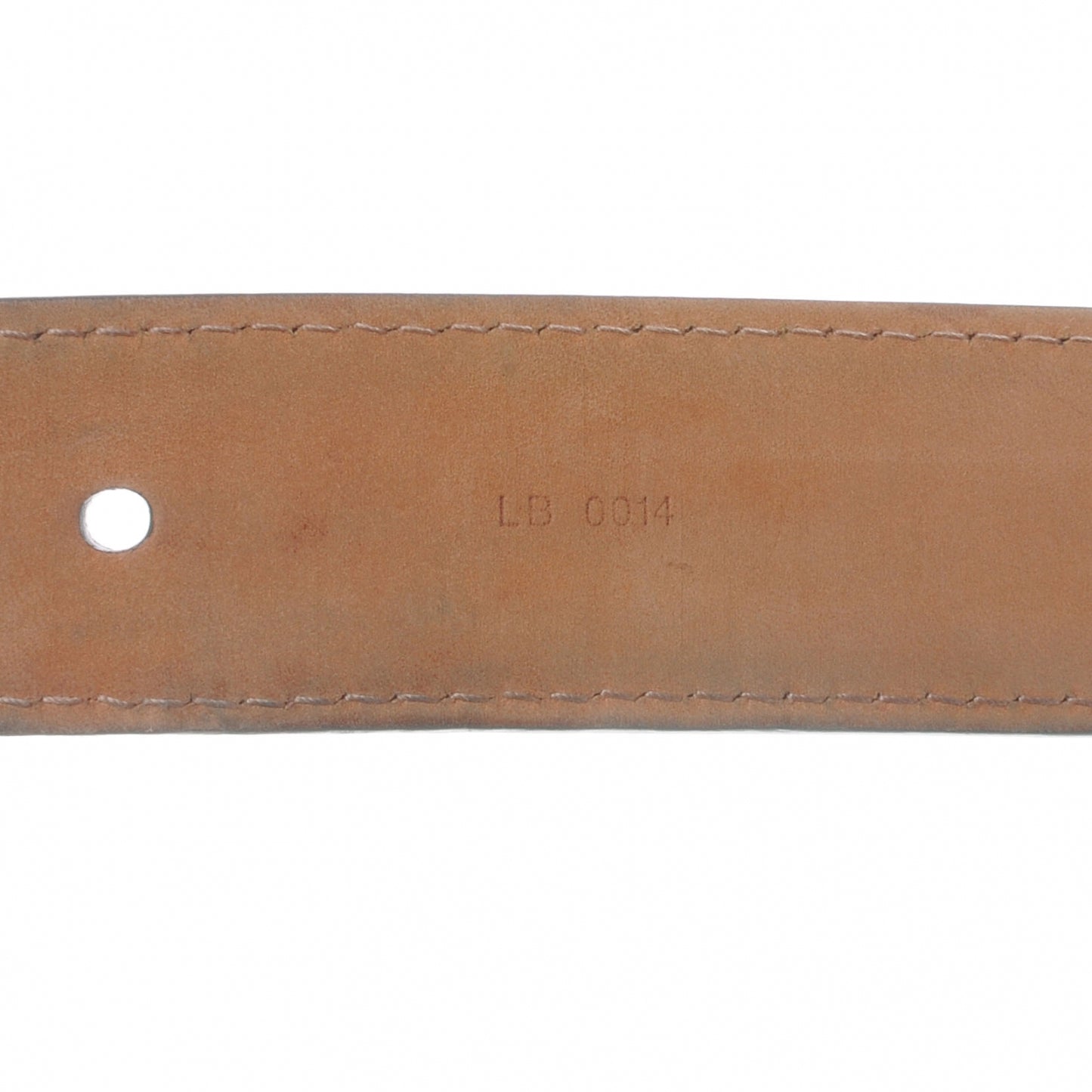 Monogram Belt Gold Buckle 90 36