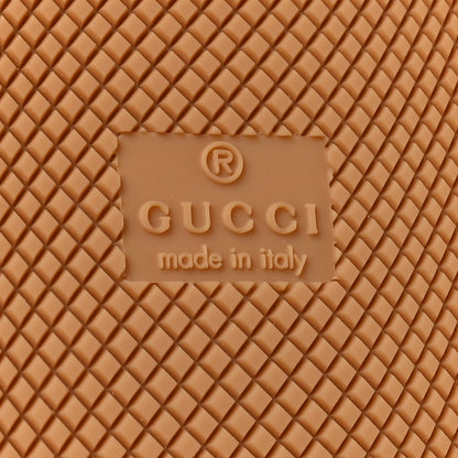 Gucci GG Supreme Monogram Harness Calfskin Web Mens Screener Sneakers 10.5 Beige Ebony Rosso Harness Brown 7 of 10