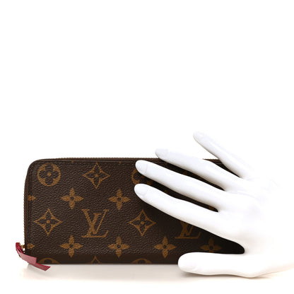 Louis Vuitton Monogram Clemence Wallet Fuchsia 2 of 8