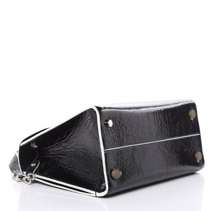 Christian Dior Crinkled Calfskin Medium Diorever Flap Black 4 of 11
