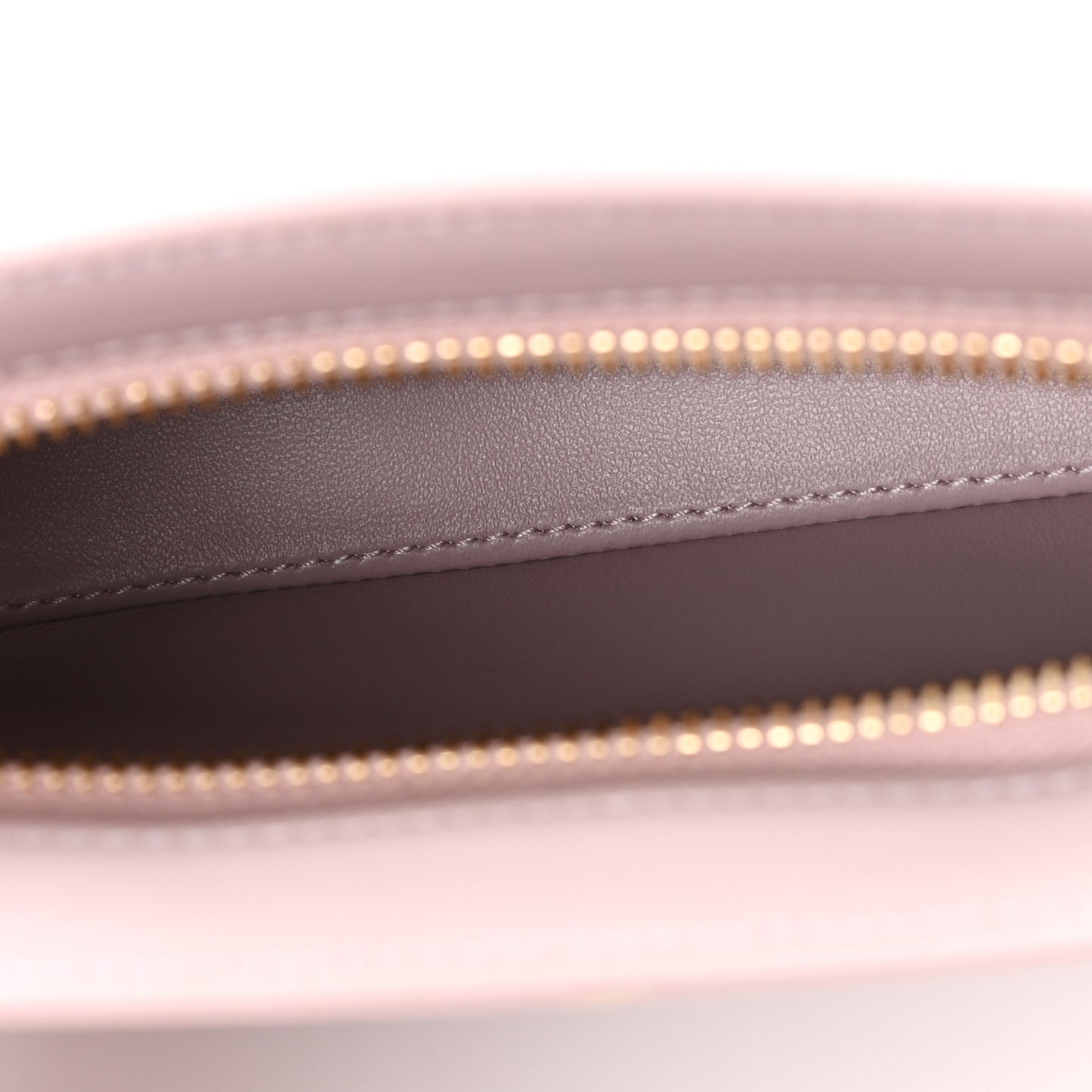 Shiny Calfskin Medium Tilly Triomphe Shoulder Bag Bleached Pink