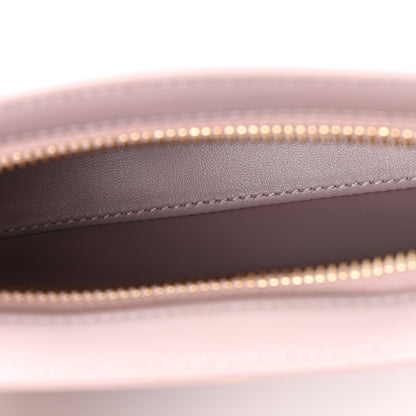 Celine Shiny Calfskin Medium Tilly Triomphe Shoulder Bag Bleached Pink 5 of 11
