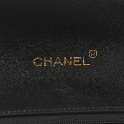Chanel Lambskin Ribbon Quilted Small Single Flap Black 6 of 12