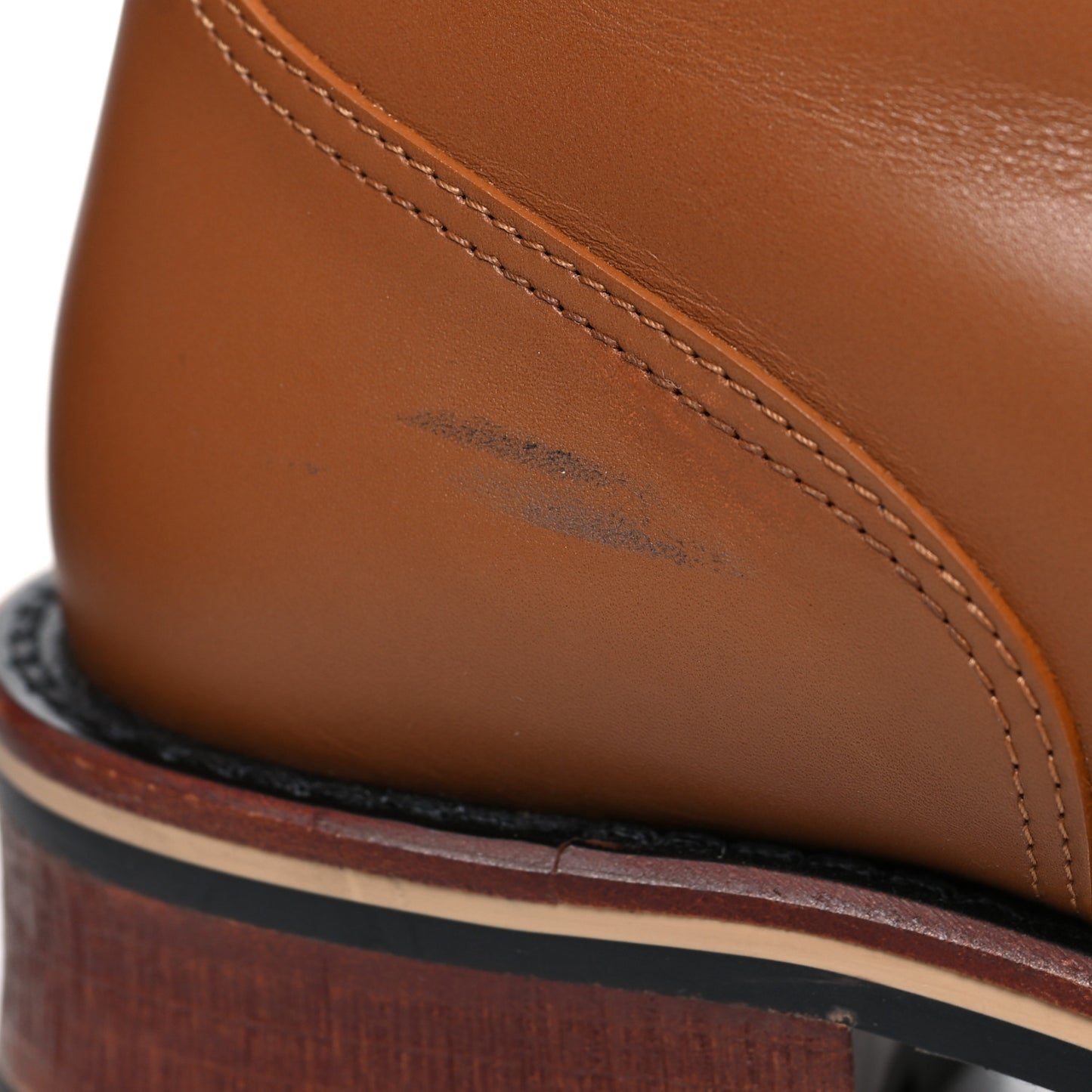 Calfskin Dior Quest 35mm Hiking Boots 36.5 Golden Saddle