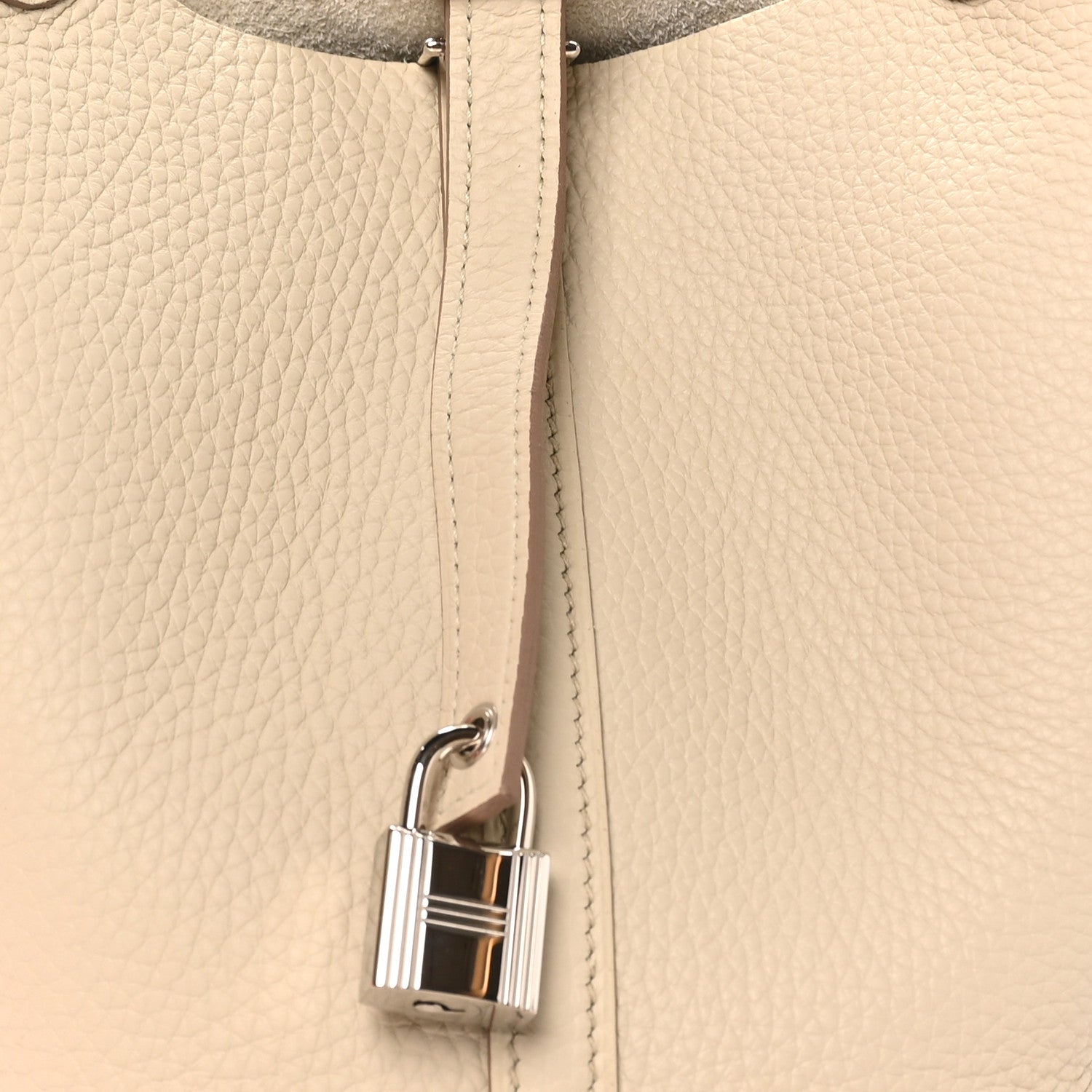 Hermes Taurillon Clemence Picotin Lock 18 PM Beton 8 of 13