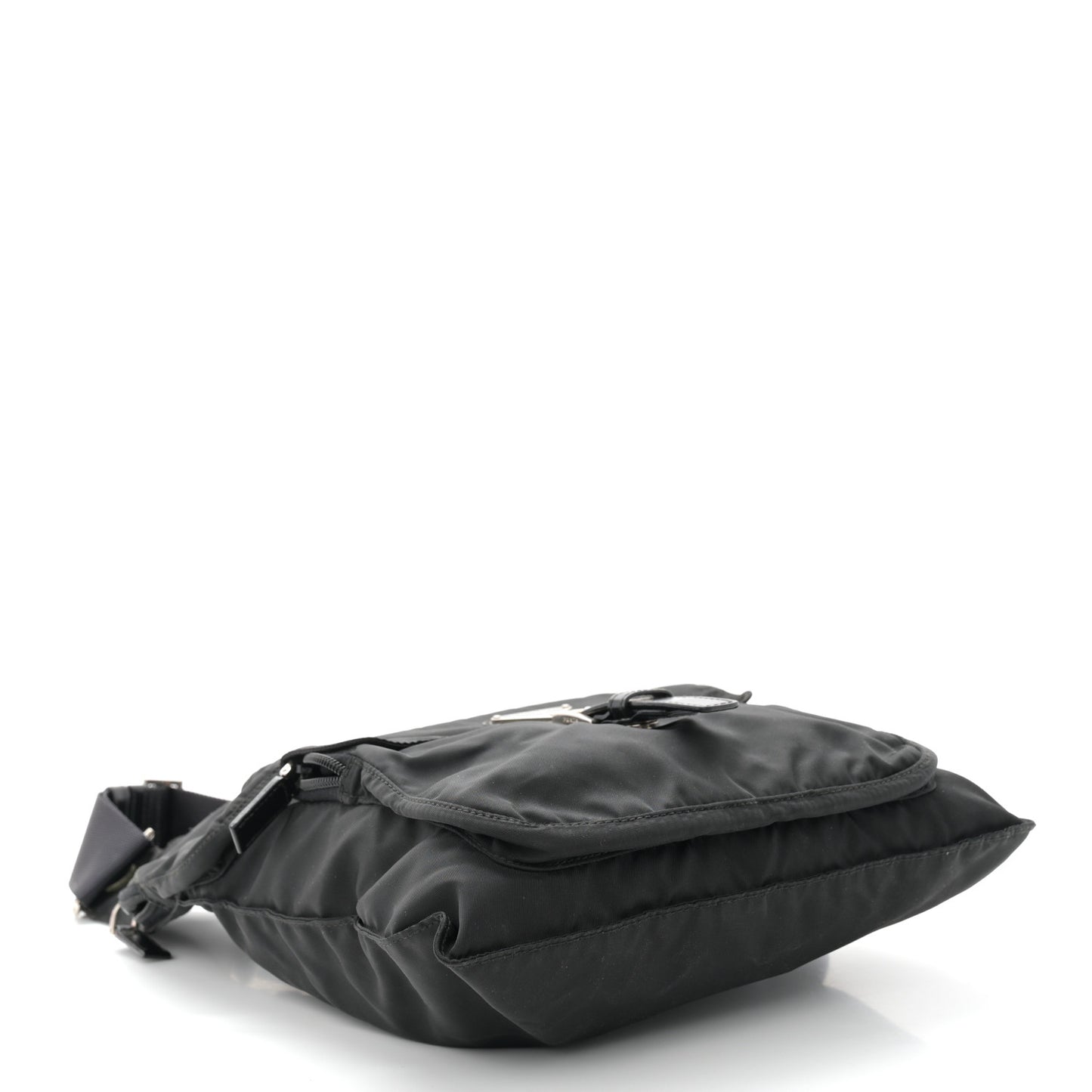 Nylon Vela Sling Messenger Bag Black