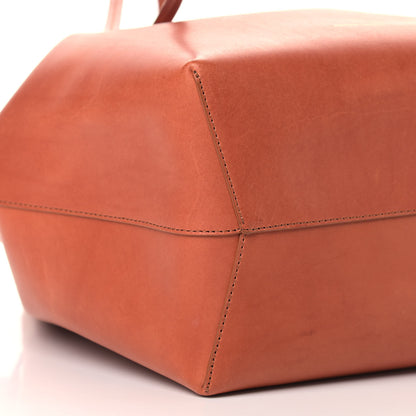 Mansur Gavriel Calfskin Mini Bucket Bag Saddle 8 of 10
