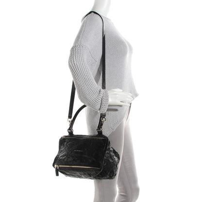 Givenchy Tumbled Sheepskin Small Pandora Black 2 of 7