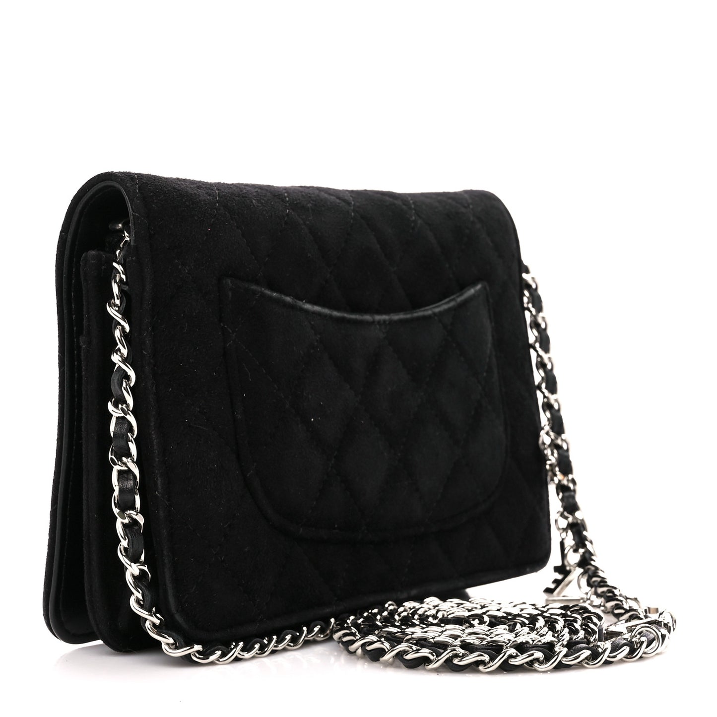 Suede Cocostellar Wallet on Chain WOC Black