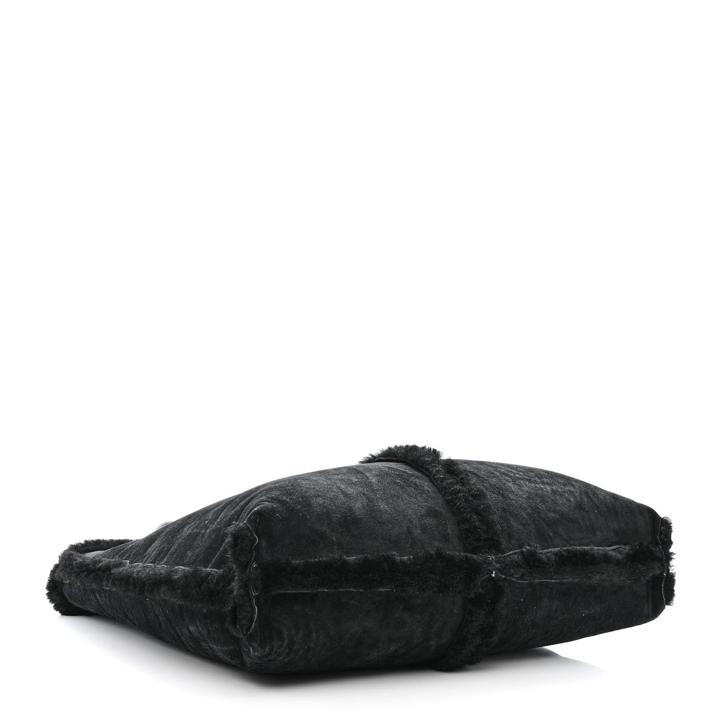 Shearling Reversible Tote Black
