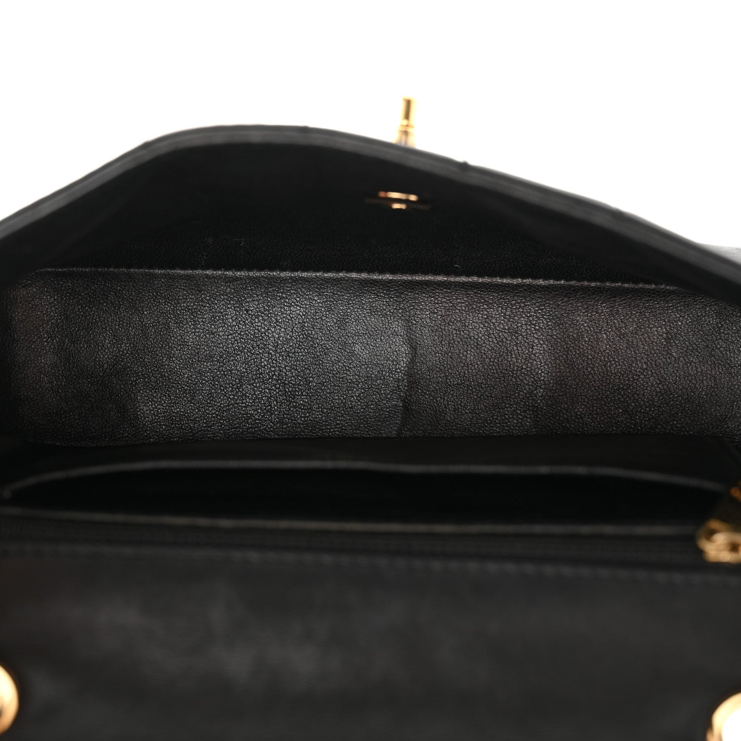 Chanel Lambskin Stitched Chocolate Bar Single Flap Black 5 of 15