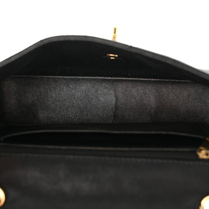 Chanel Lambskin Stitched Chocolate Bar Single Flap Black 5 of 15