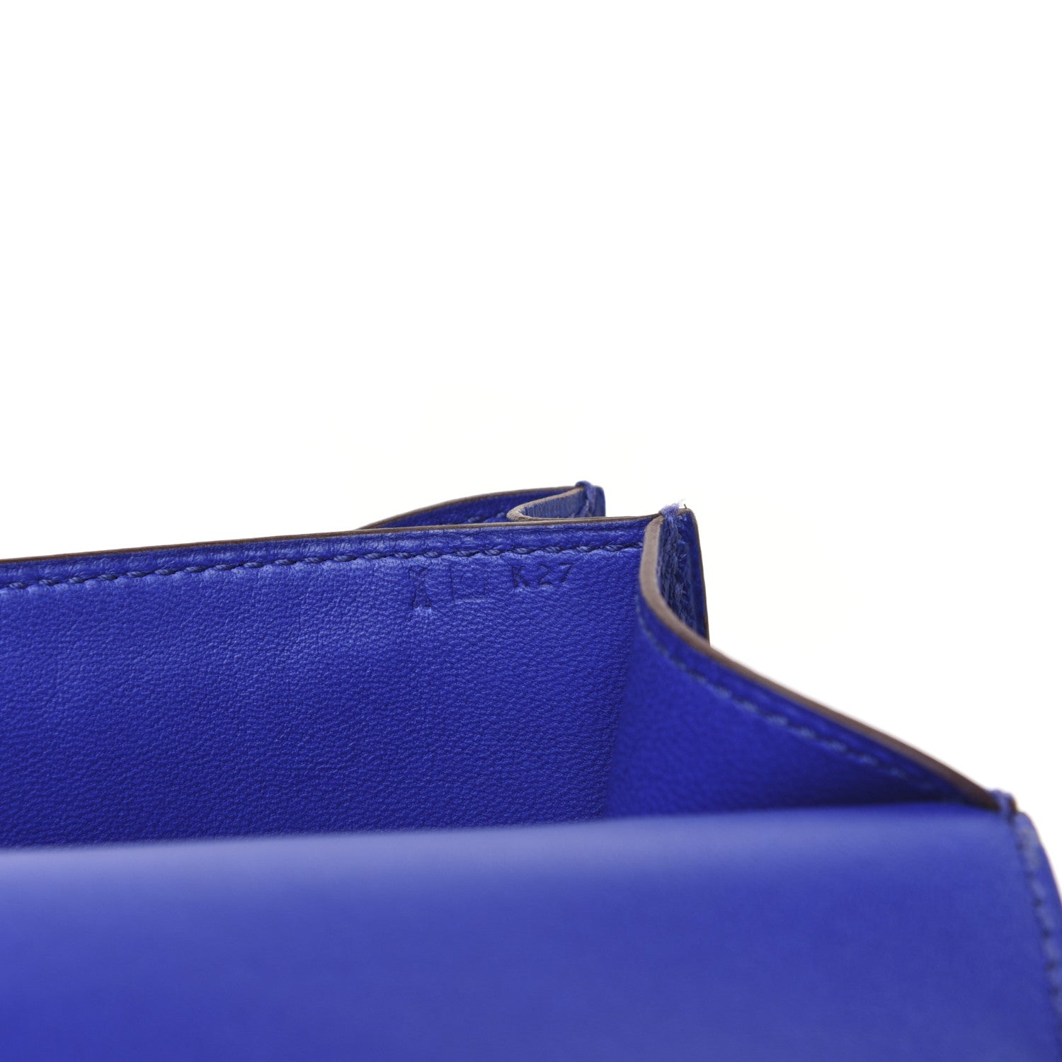 Hermes Epsom Constance Elan 25 Bleu Electrique 9 of 15