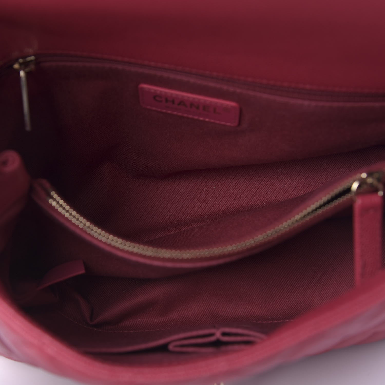 Chanel Caviar Quilted Small Coco Handle Flap Dark Pink 6 of 11