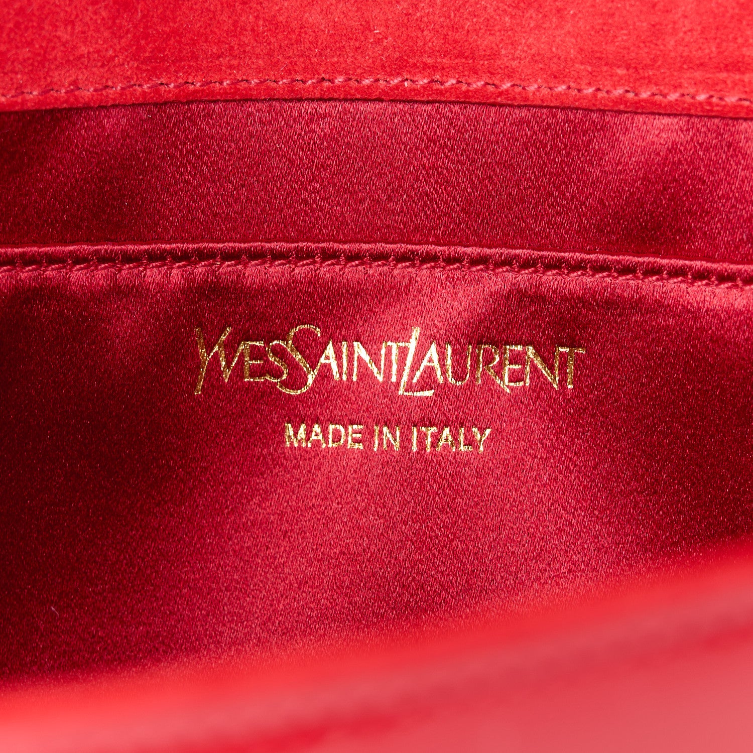 Saint Laurent Patent Monogram Large Belle De Jour Clutch Red 6 of 7
